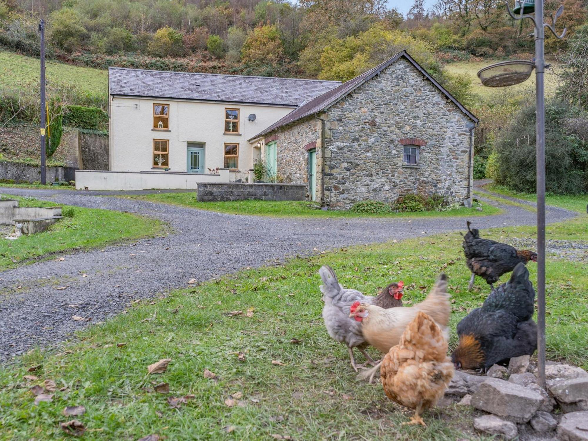 Pwll Farmhouse Llanllawdog Exterior photo